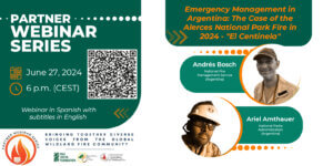Promo for AFE- IAWF-Pau Costa Partner Webinar June 27, 2024 - Emergency Management in Argentina